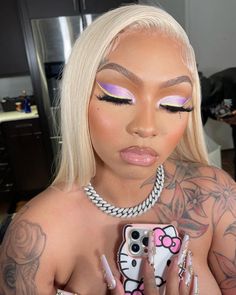 symone jeffery | #mua #glam #cubandoll Extreme Makeup, Face Art Makeup, Birthday Makeup, Cool Makeup Looks, Cute Makeup Looks, Glamour Makeup, Makeup Makeover