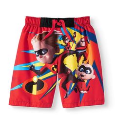 Disney Incredibles Swim Trunks Shorts  Boy Size 4, 5/6, 7 Infants, Toddlers, & Kids Size (approx) Alpha Height in Inches Weight in lbs Age Chest in Inches Waist in Inches 0-3m   up to 22" up to 11 lbs 0-3 mos     3-6m   22-25" 11-15 lbs 3-6 mos     6-9m   25-27" 15-18 lbs 6-9 mos     9-12m   27-29" 18-22 lbs 9-12 mos     12-18m   27-31" 18-26 lbs 12-18 mos     18-24m   29-33" 22-29 lbs 18-24 mos   &nbsp Casual Character Print Bottoms For Summer, Playful Cotton Bottoms With Character Print, Fun Summer Bottoms With Character Print, Playful Character Print Bottoms For Playwear, Playful Multicolor Bottoms With Character Print, Fun Multicolor Character Print Bottoms, Multicolor Character Print Fun Bottoms, Disney Incredibles, Trunks Swimwear