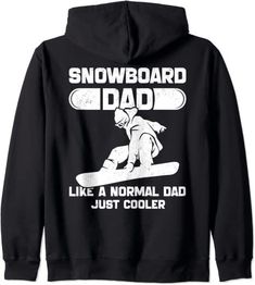 Snowboard Dad Snowboarding Funny Zip Hoodie Cute Snowboarding Outfits For Women, Snowboarding Outfit Mens, Snowboarding Outfit Women's, Snowboarding Women Outfit