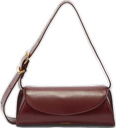 Formal Burgundy Shoulder Bag With Adjustable Strap, Burgundy Shoulder Bag With Gold-tone Hardware For Office, Burgundy Leather Satchel With Gold-tone Hardware, Office Burgundy Shoulder Bag With Gold-tone Hardware, Burgundy Leather Crossbody Flap Bag, Classic Burgundy Shoulder Bag With Adjustable Strap, Elegant Burgundy Leather Flap Bag, Evening Burgundy Soft Leather Shoulder Bag, Burgundy Soft Leather Evening Shoulder Bag