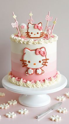 Discover adorable Hello Kitty cake designs perfect for birthdays, baby showers, and more!