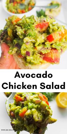 this avocado chicken salad is the perfect appetizer for any meal