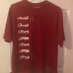 Condition Is Brand New But No Tags Jordan Tees, Jordan T Shirt, Jordan Shirts, Jordan Red, Jordans For Men, Tee Shirt, Colorful Shirts, Jordan, Tee Shirts