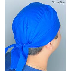 Be sure to turn some heads with our solid color Doo rag! Each Doo rag can be personalized with embroidery or printing for a unique one of a kind look. Adjustable Blue Cotton Bandana, Doo Rag, New Product, Royal Blue, Solid Color, Turn Ons, Embroidery, Blue, Color