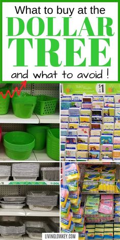 what to buy at the dollar tree and what to avoid