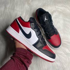 Brand New, With Box. Available Sizes: Size: 6.5y / 8 Women’s Size: 7y / 8.5 Women’s Proof Of Purchase Available Jordan 1 Lows Red, Air Jordans Women Low, Red Jordans Low, Jordan 1 Lows Outfit Women, Air Jordan 1 Low Red, Jordan 1 Low Bred Toe, Jordan 1 Low Red, Nike Jordan Air 1, Jordan 1 Low Bred