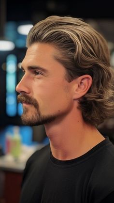 Men’s Long Hair Mullet, Tapered Long Hair Men, Mens Floppy Hairstyles, Men S Medium Haircut, Men’s Hairstyles 2024 Long, Men’s Medium Long Hair Styles, Long Hair Styles For Men Medium, Men’s Medium Wavy Hair, Men S Haircut Medium