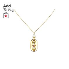 in stock Geometric Pendant, Brass Metal, Gold Filled Chain, Chain Pendants, Freshwater Pearls, Jewelry Watches, Chain Necklace, Pick Up, Buy Online