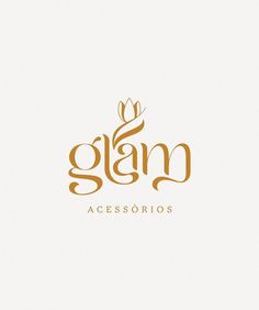 the logo for glam accessories