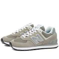 New Balance 574+ Sneakers In Beige/White | Editorialist