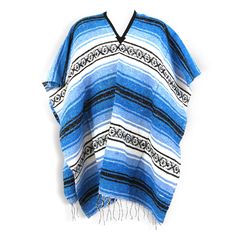 PRICES MAY VARY. Handcrafted in Mexico - Proudly created in Mexico, our Mexican ponchos for men and women are designed to keep you warm and cozy. Unlike other western ponchos, our sleeveless poncho has unsewn sides and a V-neck opening for easy wear. Stylish, Versatile Poncho - This poncho is a fun, festive attire for any Mexican-themed occasion. Flaunt it as a traditional Mexican costume or a cinco de mayo costume during festivals, parties, school plays, photoshoots, or travels. Comfortable Fit Ponchos For Men, Mexican Fiesta Theme Party, Fiesta Costume, Mens Poncho, Mexican Serapes, Fiesta Theme Party, Womens Poncho, Mexican Outfit, Traditional Mexican