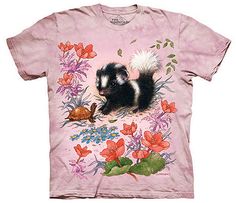 Pink Baby Skunk Sublimated Tee - Girls #loved#favorites#cotton Baby Skunk, Baby Skunks, Baby Style, Pink Baby, Ink Color, Hampshire, Savannah, The Mountain