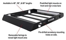 an image of a truck bed frame with instructions