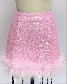 Sequin mini skirt with feather trim, made from stretch material super comfortable and true to size has zipper on the back Sequin Mini Skirt, Trendy Skirts, Feather Trim, Hey Good Lookin, Sequin Mini Skirts, Sequin Mini, The Back, Mini Skirt, Sequin