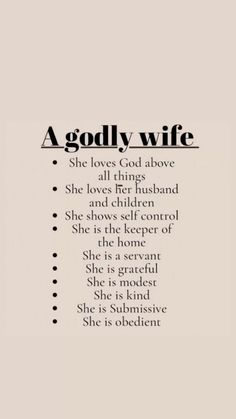 an advertisement for a woman's book about godly wife, she loves god above