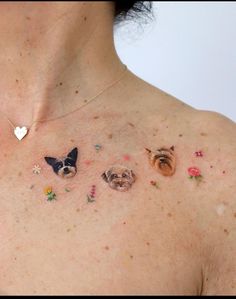 Dog And Cat Tattoo Together, 30 Tattoo, Hair Color Crazy, Hair Tattoos, Back Tattoo Women, People Online, Symbolic Tattoos, Dog Tattoos, Animal Tattoos