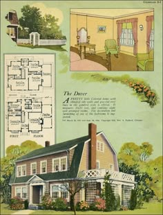 an old house is featured in this advertisement for the sears home company, which was built in