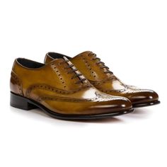 Tan Brown Wingtips Brogue Shoes for Men’s Dress Shoes Brogue Oxfords For Galas With Snip Toe, Leather Brogue Shoes With Snip Toe For Galas, Snip Toe Brogue Oxfords For Galas, Leather Snip Toe Shoes With Brogue Detailing For Galas, Italian Wingtip Dress Shoes For Galas, Brown Wingtip Shoes For Wedding, Brown Wingtip Oxfords With Textured Sole, Brown Brogue Dress Shoes For Semi-formal Occasions, Semi-formal Brown Brogue Dress Shoes