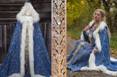 Welcome to Makosh brand viking store. I make only handmade clothes and embroider according to ancient rules only from natural fabrics. The unique Fantasy Costume Queen wedding set was designed in my workshop. Natural wild linen and white eco llama fur. Truly you will win all the love of circles and the highest places in festival. You can order this model kit in different fabrics and sizes. All your questions you can write to me in a message. I will answer any questions and gladly tell you about Viking Wedding Dresses, Traditional Medieval Dress For Fantasy Events, Norse Costume, Viking Bride, Priestess Dress, Wedding Dress Linen, Viking Wedding Dress, Handfasting Wedding, Queen Wedding