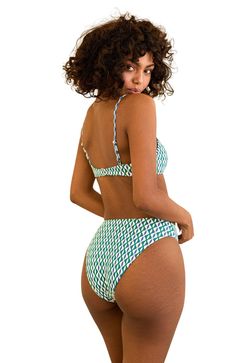 One of our most popular bottom styles. The high waisted and high cut silhouette will sculpt your legs and butt to perfection. The Seashore Bottom is one of the most versatile styles, but pairs great with our Britney or Roma Top. 80% Nylon 20% Spandex Made in Vietnam High waist Cheeky coverage Seamless Bra Friendly High Waist Beachwear Swimwear, Trendy High-cut Leg Swimwear For Pool, High Waist Bra Friendly Beachwear, Vacation Swimwear For Beach Season With High-cut Leg, High-cut Leg Swimwear For Beach Season Vacation, Trendy High-cut Leg Swimwear For Beach, Green High-cut Leg Swimwear For Beach Season, Green High-cut Leg Swimwear For Vacation, Bra Friendly High-cut Leg Swimwear For Summer