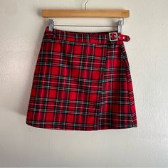 John Galt Red Plaid Mini Skirt. Size Xs-S (Adjustable) Nwt Korn Outfit, Red Plaid Mini Skirt, Skirts Plaid, Red Plaid Skirt, Plaid Mini Skirt, John Galt, Plaid Skirt, Plaid Skirts, Red Plaid