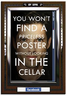 a poster with the words you won't find a price poster without looking in the cellar