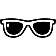 a pair of sunglasses with shades on the lens are black and white, but it's not clear