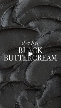 Black Buttercream Frosting, Oreo Cookie Butter, Black Velvet Cakes, Black Cocoa Powder, Black Buttercream, Black Frosting, Black Cocoa, How To Stack Cakes, Daisy Cakes