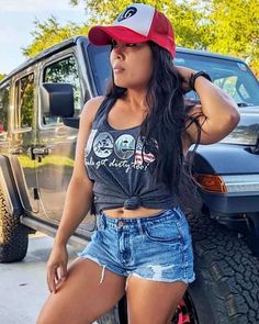 Jeep Girl Racerback Tank - OFF-ROAD VIXENS CLOTHING CO. Sporty Tops For Summer Outdoor Activities, Sporty Summer Tops For Outdoor Activities, Proud American, Jeep Girl, Plus Size Hoodies, Brand Ambassador, British Indian, Hoodie Top, Brunei