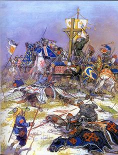 Igor Dsiz Battle Of Hattin, Medieval Warfare, Crusader Knight, Historical Warriors, High Middle Ages, The Crusades, Historical Illustration, Medieval Ages, Medieval Knights