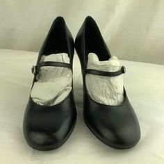 *Pre- Owned (But It Is Almost Brand New Because I Only Wear Once Indoor ) * Size 7 1/2 * 100% Genuine Leather * Made In Brazil * Heel Measures Approximately 3 1/4” I Sell Only Things That Worth The Money. Everything Else I Donate Or Throw Out . And I Usually Didn’t Sell Shoes, But Now I Am Listing Mine Because Of My Serious Health Issues. (I No Longer Can’t Wear Anything Tight Or With Heels. ) Therefore I Put Out My New Or Almost Never Wear Beautiful Shoes With Breaking Heart . Black Court Shoes With Buckle Closure Medium Width, Black Court Shoes With Buckle Closure, Leather Fitted Closed Toe Court Shoes, Leather Court Shoes With 4-inch Heel, Black Faux Leather Round Toe Court Shoes, Black Faux Leather Court Shoes For Spring, Black Mary Jane Court Shoes For Work, Black Heels With Heel Tab And Round Toe, Classic Black Court Shoes With Heel Strap