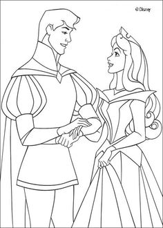 disney princess and prince coloring pages for kids to print on the computer or use as wallpaper