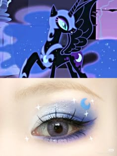 Mlp Makeup, Ned Hafner, My Little Pony Makeup, Princess Luna Cosplay, Makeup Drawings, Pony Makeup, My Little Pony Rarity, Makeup Drawing, Alt Makeup