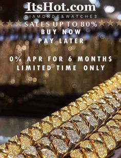 BUY NOW... PAY LATER! SALES UP TO 80% 🎁 0% APR FOR 6 MONTHS 🚨 LIMITED TIME ONLY. Diamond Jewelry Store, Designer Watches, Jewelry For Men, Buying Diamonds, Diamond Gold, Buy Now Pay Later