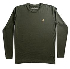 One Of One Long Sleeve T-Shirt Top Micro Modal Unisex Olive Green Shirt Top