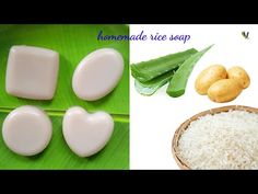 best instant skin whitening rice soap / homemade beauty soap - YouTube Cream Making For Skin, Rice Milk Soap, Face Soap Bar, Benefits Of Rice, Homemade Soap Bars, Easy Soap Recipes, Fruit Combinations, Soap Homemade, Whitening Cream For Face