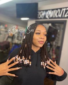 Liyah Li, Women Natural Hairstyles, Black Women Natural Hairstyles, Protective Style Braids, Twists Braids, Short Box Braids Hairstyles, African Braids Hairstyles