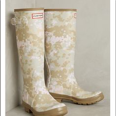 Super Cute Boots Very High Anthropologie Shoes, Cute Boots, Tall Boots, Winter Rain, Rain Boots, Camo, Anthropologie, Super Cute, Women Shoes