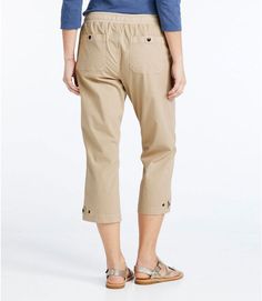 Women's Stretch Ripstop Pull-On Capri Pants | Cropped & Capri at L.L.Bean Ripstop Pants, Womens Capri Pants, Casual Bottoms, Womens Capris, Ll Bean, Outdoor Outfit, Slim Legs, L L Bean, Soft Knits