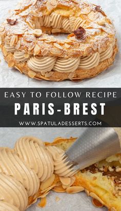 an easy to follow recipe for paris - brest