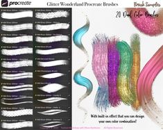 some different colored hair brushes are shown in this image and the text is below it