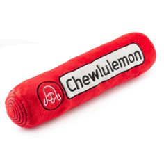 a red tube with the name chewllemon on it