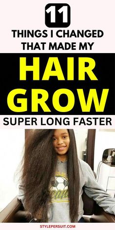 How To Grow Your Hair Faster Black Hair, How To Regrow Hair, Grow Hair Super Fast, Growing Your Hair, Grow Your Hair Faster, Growing Long Hair Faster, Grow Natural Hair Faster, Black Hair Growth, Growing Your Hair Out