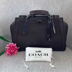 Brand New With Tags. Burgundy Rectangular Satchel With Branded Hardware, Burgundy Top Handle Shoulder Bag With Branded Hardware, Rectangular Burgundy Bags With Branded Hardware, Coach Burgundy Bag With Top Carry Handle, Oxblood Color, Coach New York, Bags Coach, Satchel Bag, Satchel Bags