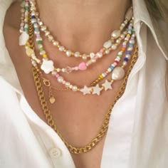 Summer Necklace, Beaded Bracelets Diy, Opening Soon, Mode Inspo