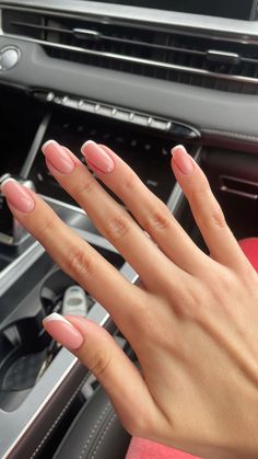 Французский маникюр на квадрат Nude Nails, French Nails, White Nails, Christmas Nails, Short Nails, Makeup Routine, Long Nails