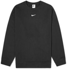 Nike Essentials, Trim Styles, Nike Sweaters, Oversized Crewneck, Nike Sweater, White Nike, Crewneck Sweater, White Nikes, Nike Logo