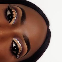 Beautiful Eyelashes, Black Women Makeup, Dark Skin Makeup, Baddie Makeup, Makeup For Black Women, Makeup Goals, Lashes Makeup