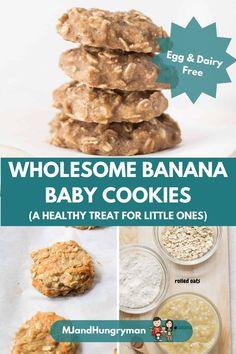 the recipe for wholesome banana baby cookies