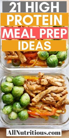 Protein Meal Recipes, Protein Meal Prep Ideas, High Protein Meal Prep Ideas, High Protein Meal Plan, Protein Meal Prep, Easy High Protein Meals, Protein Meal Plan, Low Carb High Protein, High Protein Meal